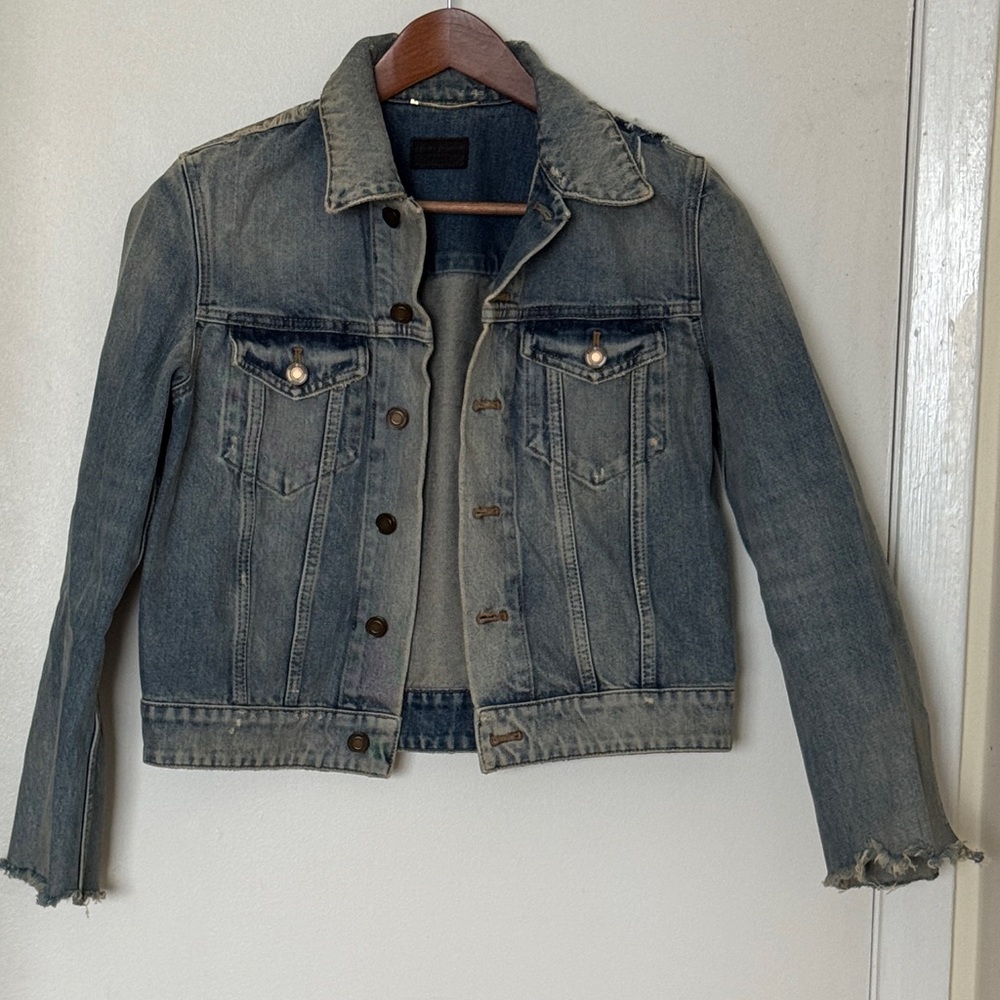 Saint Laurent Blue Jean Jacket - Picture 5 of 16
